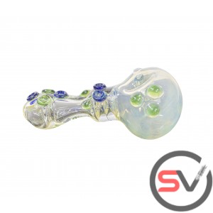BIG HEAD FUMED GLASS SUCTION CUP PIPE 5inch 1CT